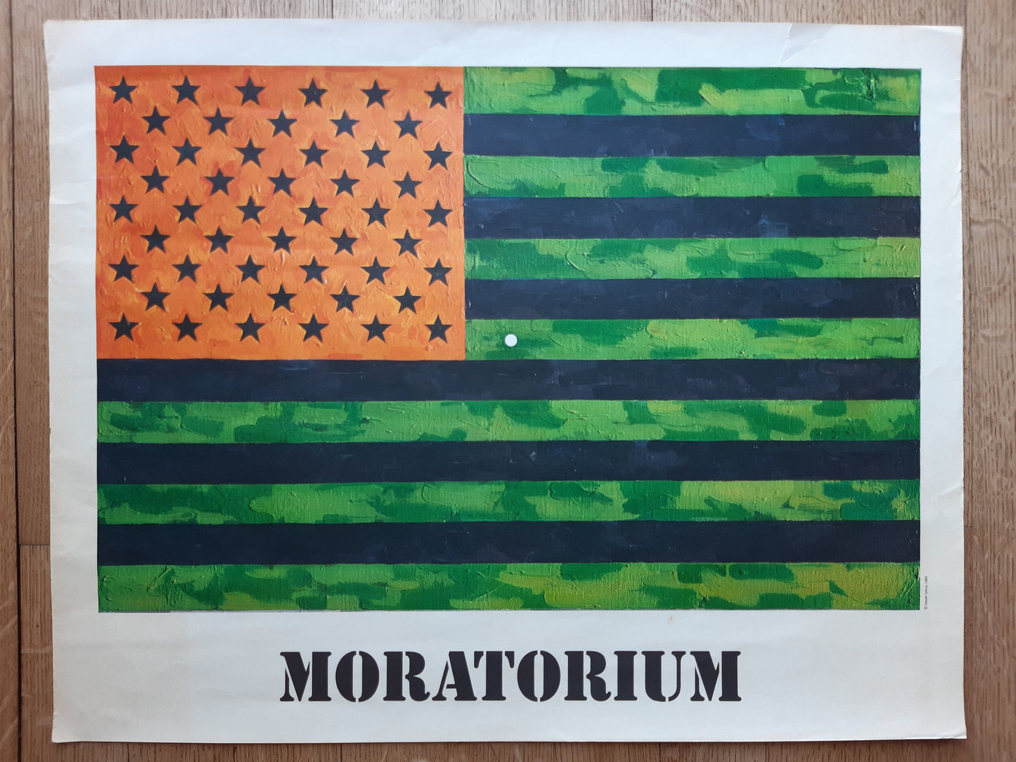 Jasper Johns original vintage art Poster - 28.7"×22.4" (73×57cm)