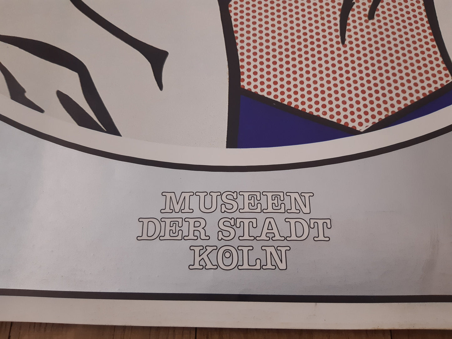 Roy Lichtenstein original art Poster - 23.2"×33.1" (59×84cm)