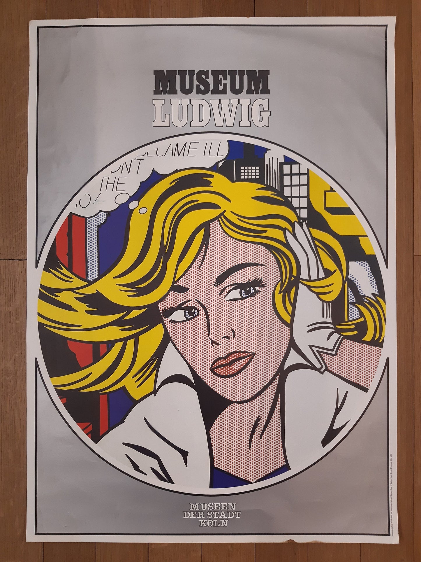 Roy Lichtenstein original art Poster - 23.2"×33.1" (59×84cm)