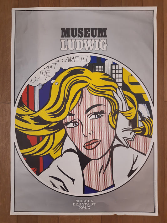 Roy Lichtenstein original art Poster - 23.2"×33.1" (59×84cm)