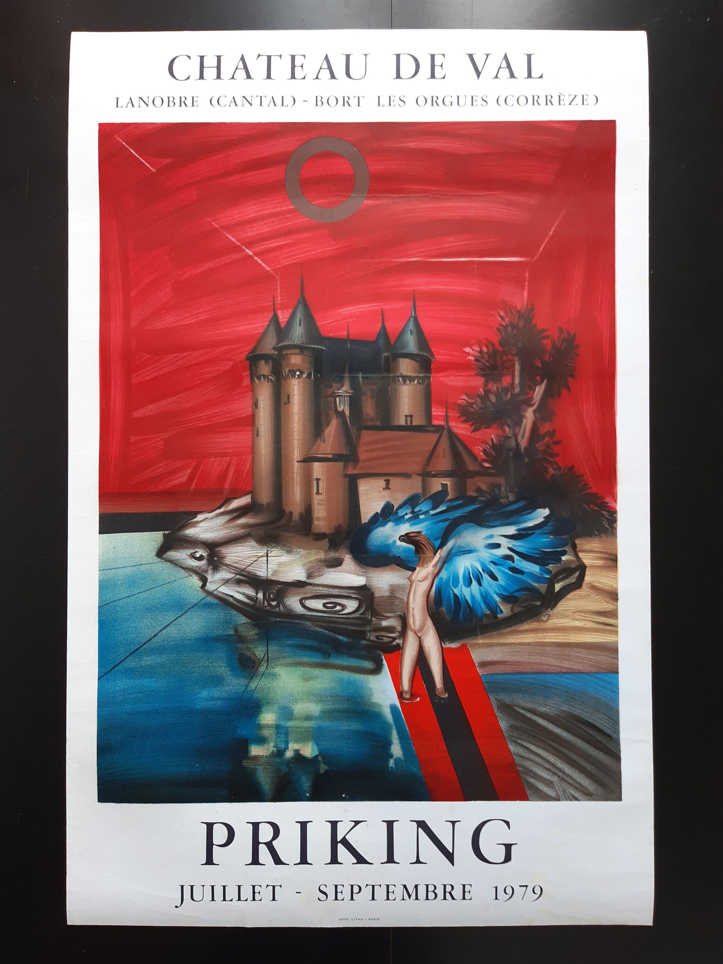 Franz Priking art exhibition poster - 21.9"×33.9" (55.5×86cm)