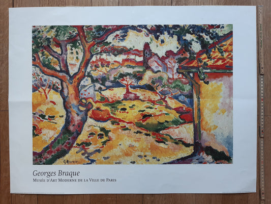 Georges Braque original art print folded - 31.5"×23.6" (80×60cm)