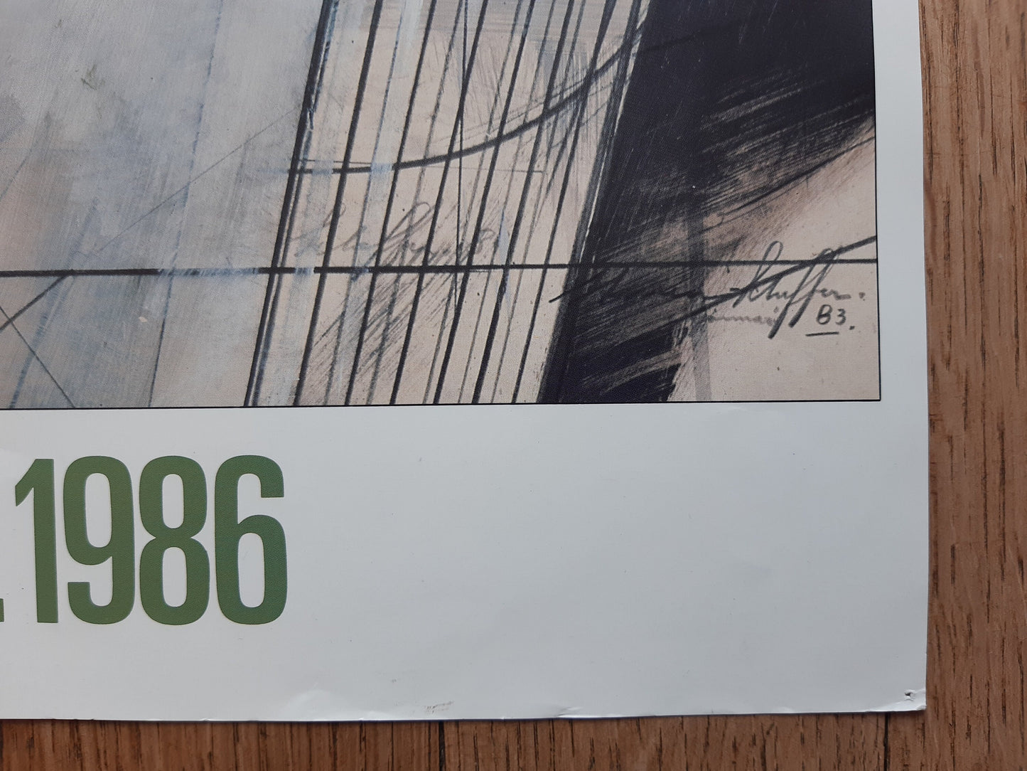 Steven Scheffer original art exhibition poster - 22.2"×31.3" (56.5×79.6cm)