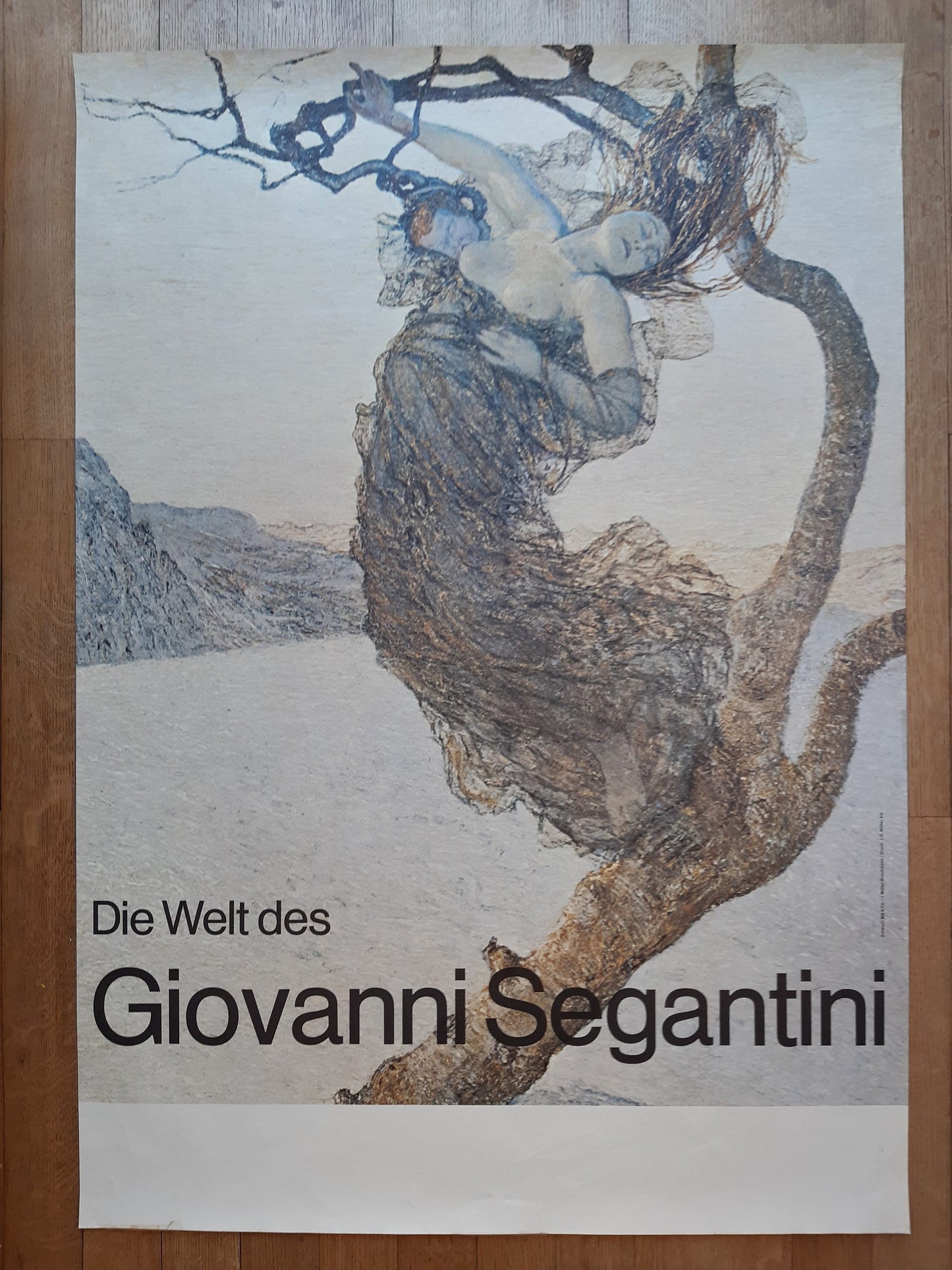 Giovanni Segantini art poster - 35.8"×50.4" (91×128cm)