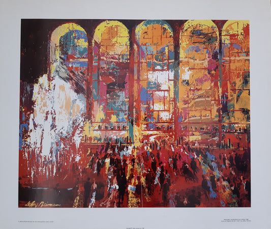 Leroy Neiman original art poster folded - 29.5"×25.2" (75×64cm)