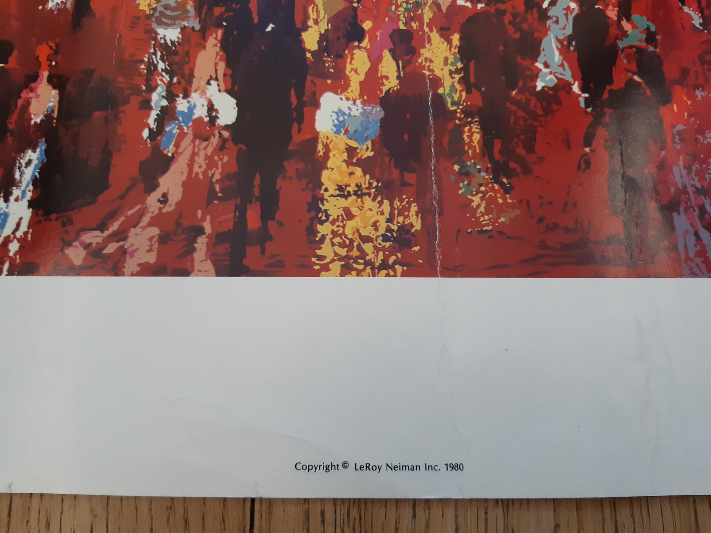 Leroy Neiman original art poster folded - 29.5"×25.2" (75×64cm)