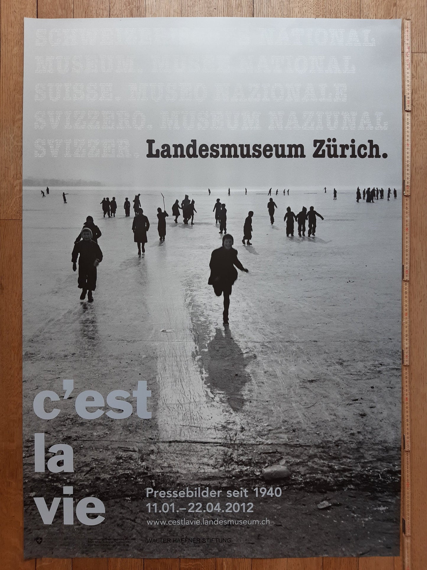 Original photo exhibition poster - 35.4"×50.4" (90×128cm)