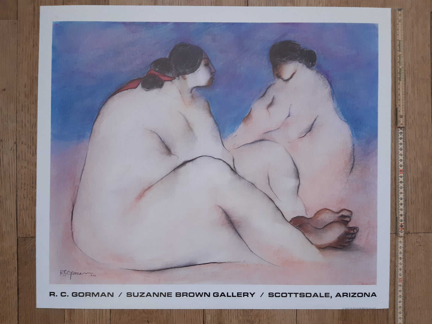 R. C. Gorman original art poster - 25.6"×21.9" (65×55.5cm)