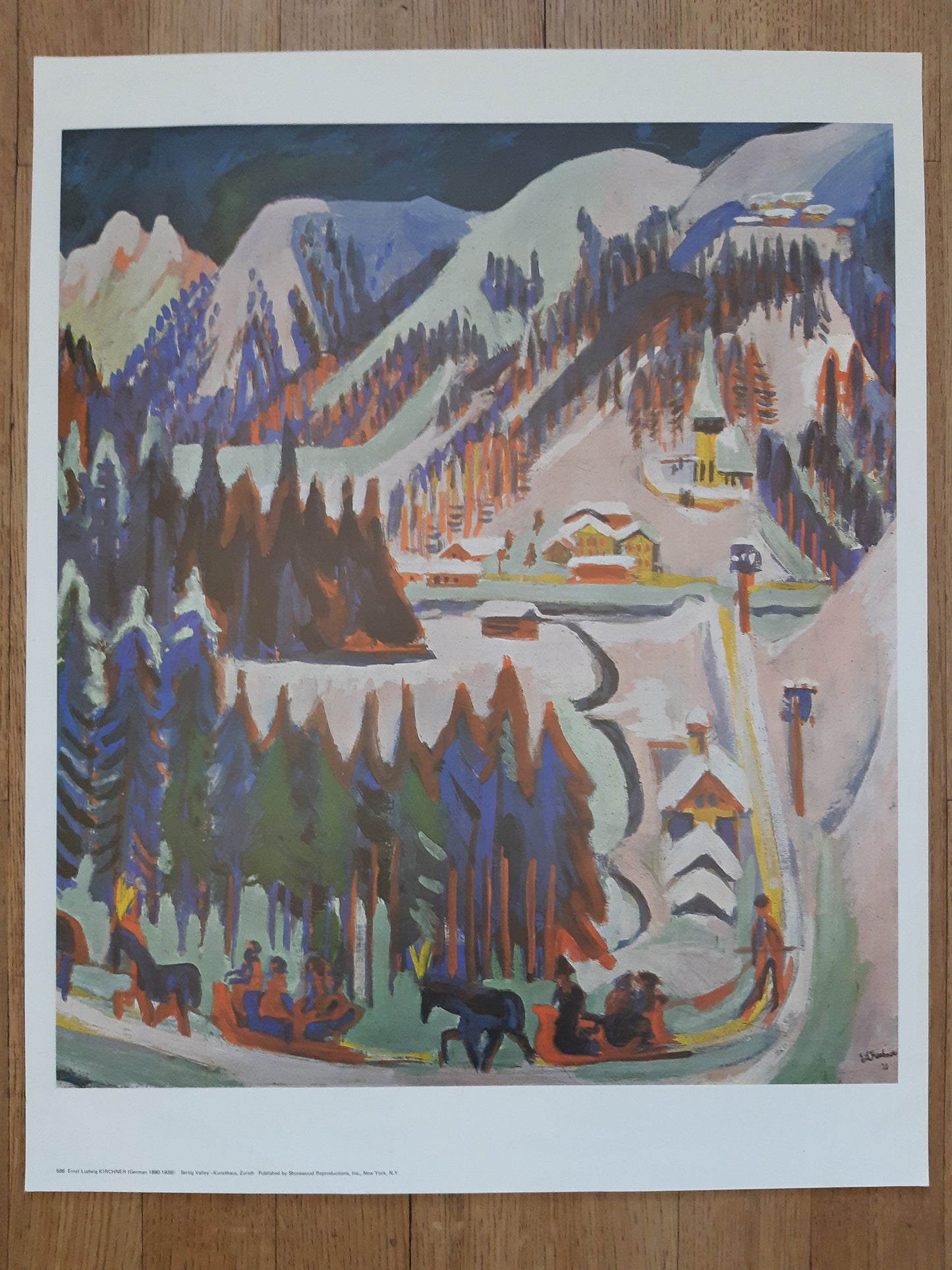E. L. Kirchner vintage art print - 22.6"×28.5" (57.5×72.5cm)