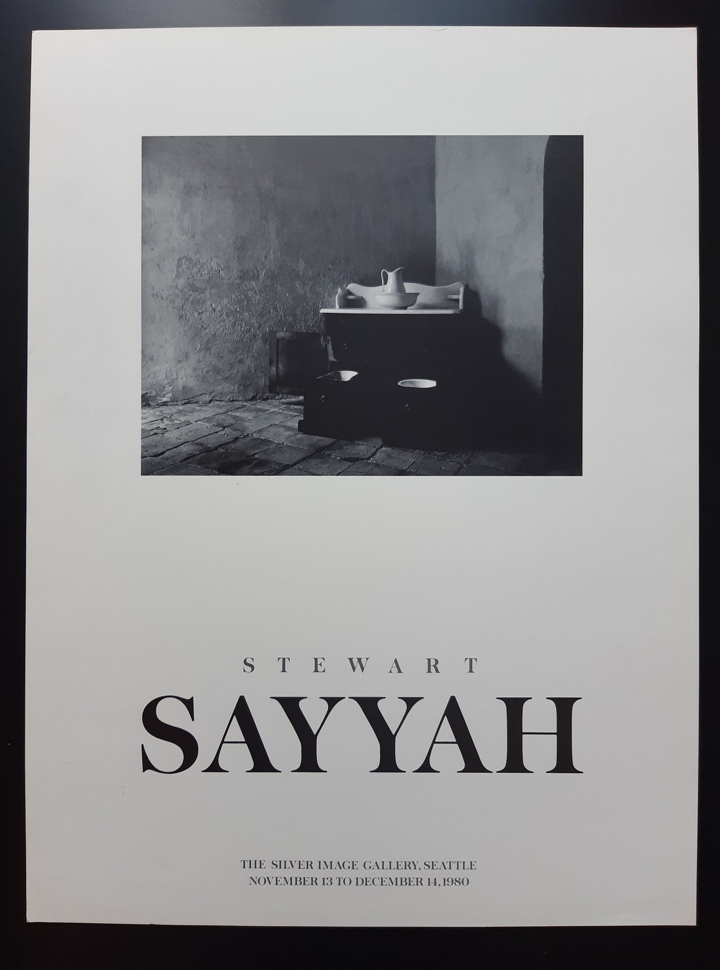Stewart Sayyah photo art exhibition poster - 17.9"×24.0" (45.5×61cm)