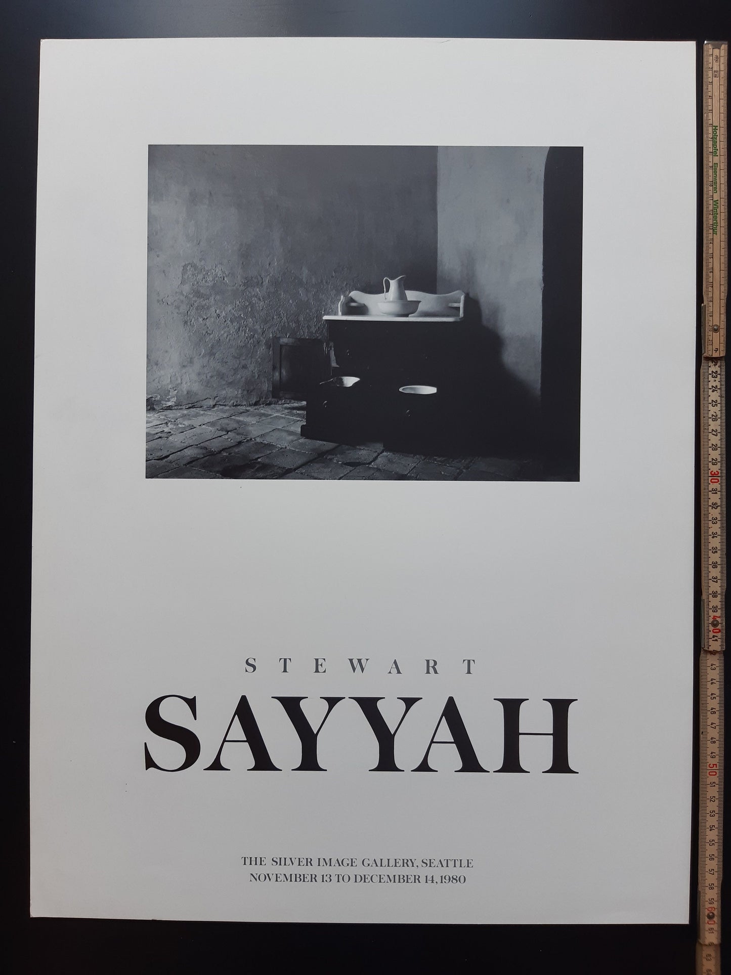 Stewart Sayyah photo art exhibition poster - 17.9"×24.0" (45.5×61cm)
