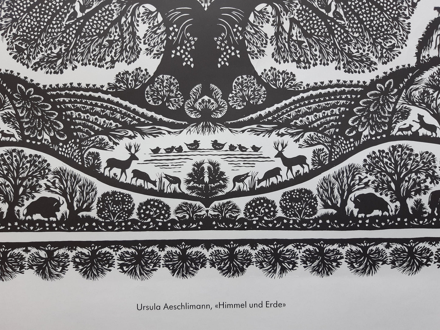Papercut original art exhibition poster - 27.6"×39.4" (70×100cm)