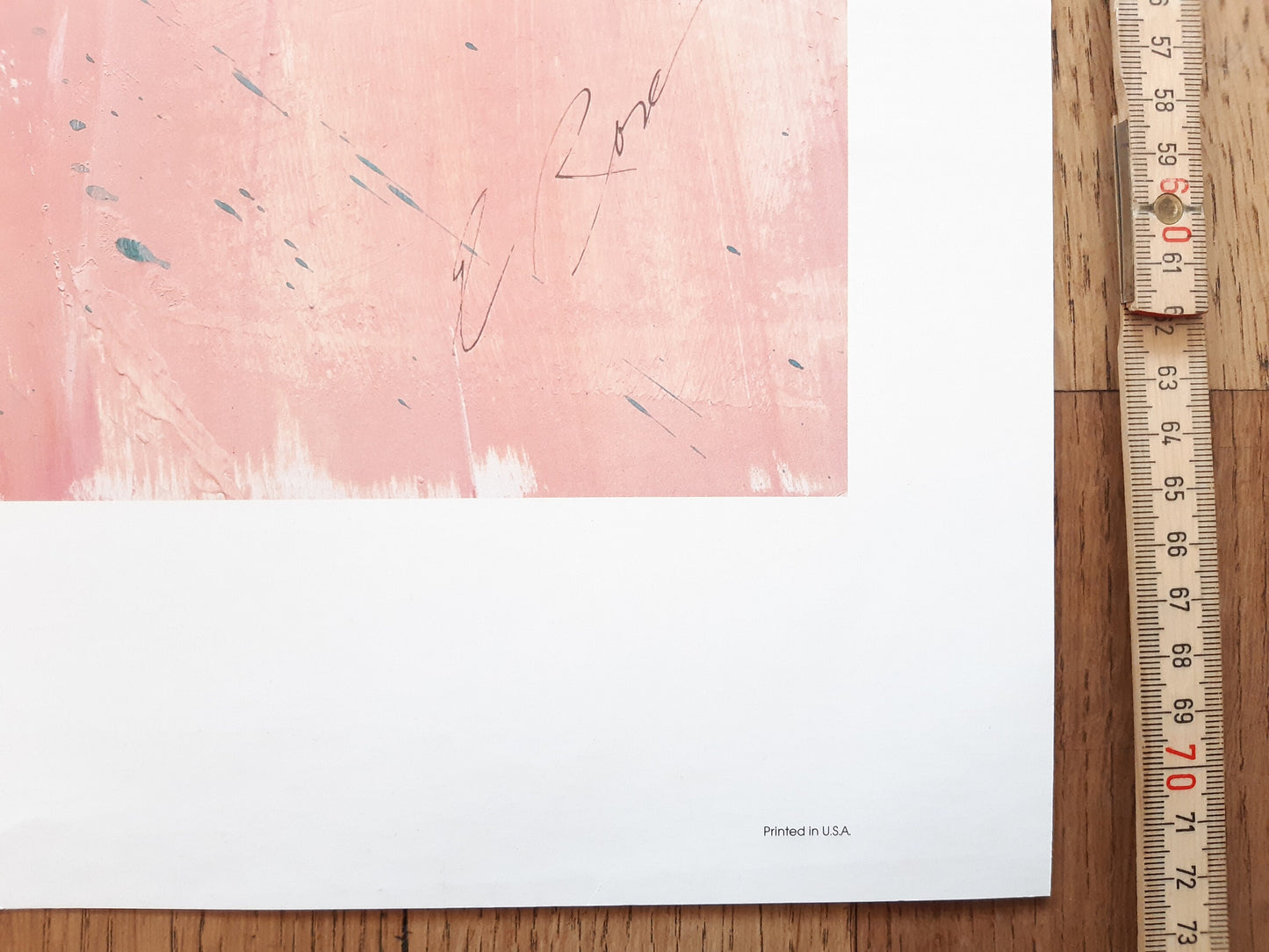 Elaine Rose original art poster - 35.2"×28.7" (89.5×73cm)
