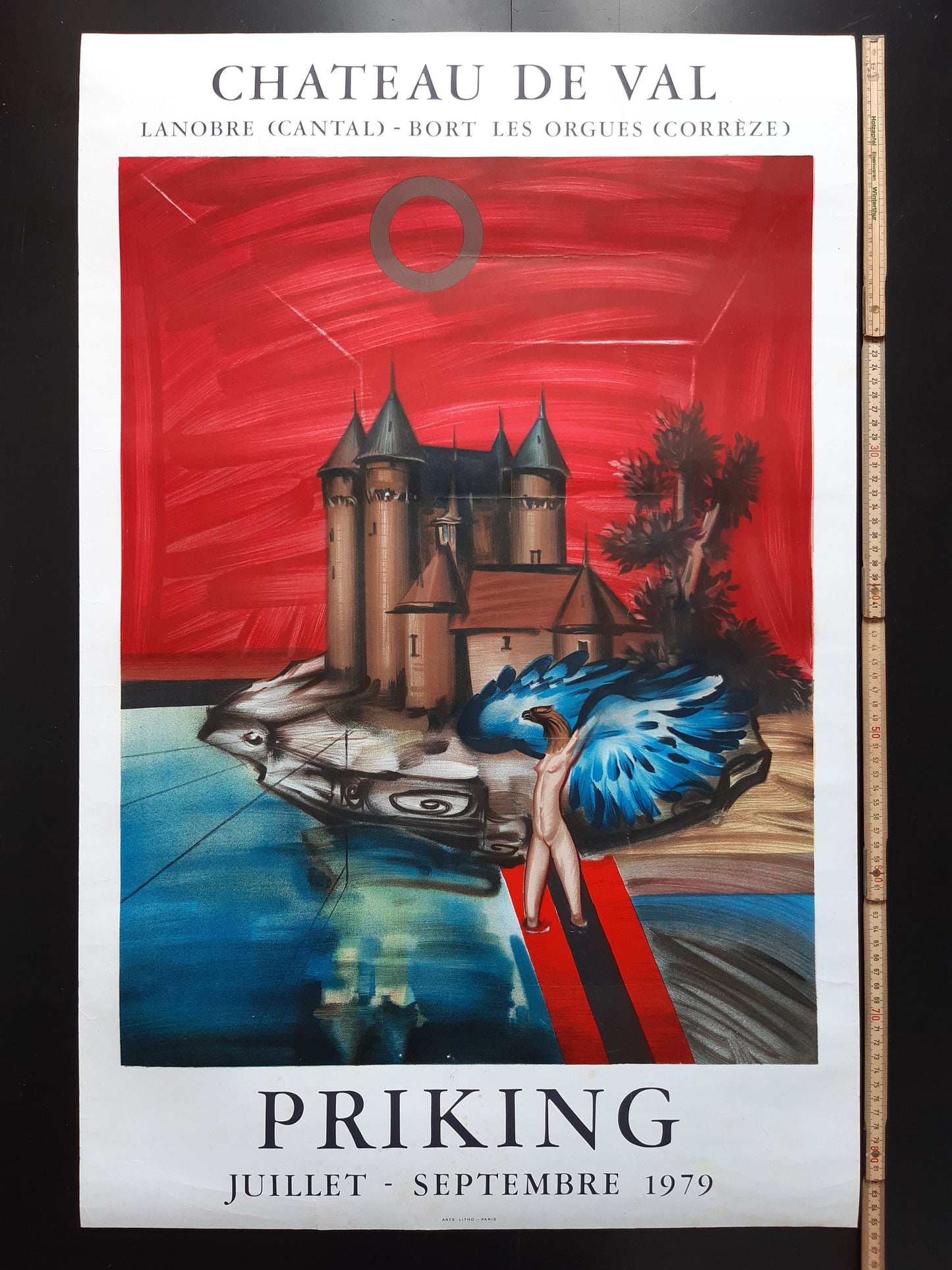 Franz Priking art exhibition poster - 21.9"×33.9" (55.5×86cm)