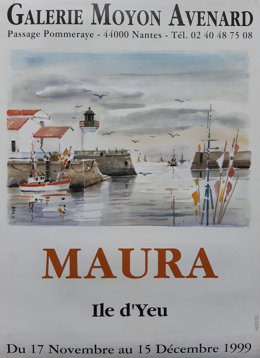 Maura art exhibition poster - 19.5"×27.0" (49.5×68.5cm)