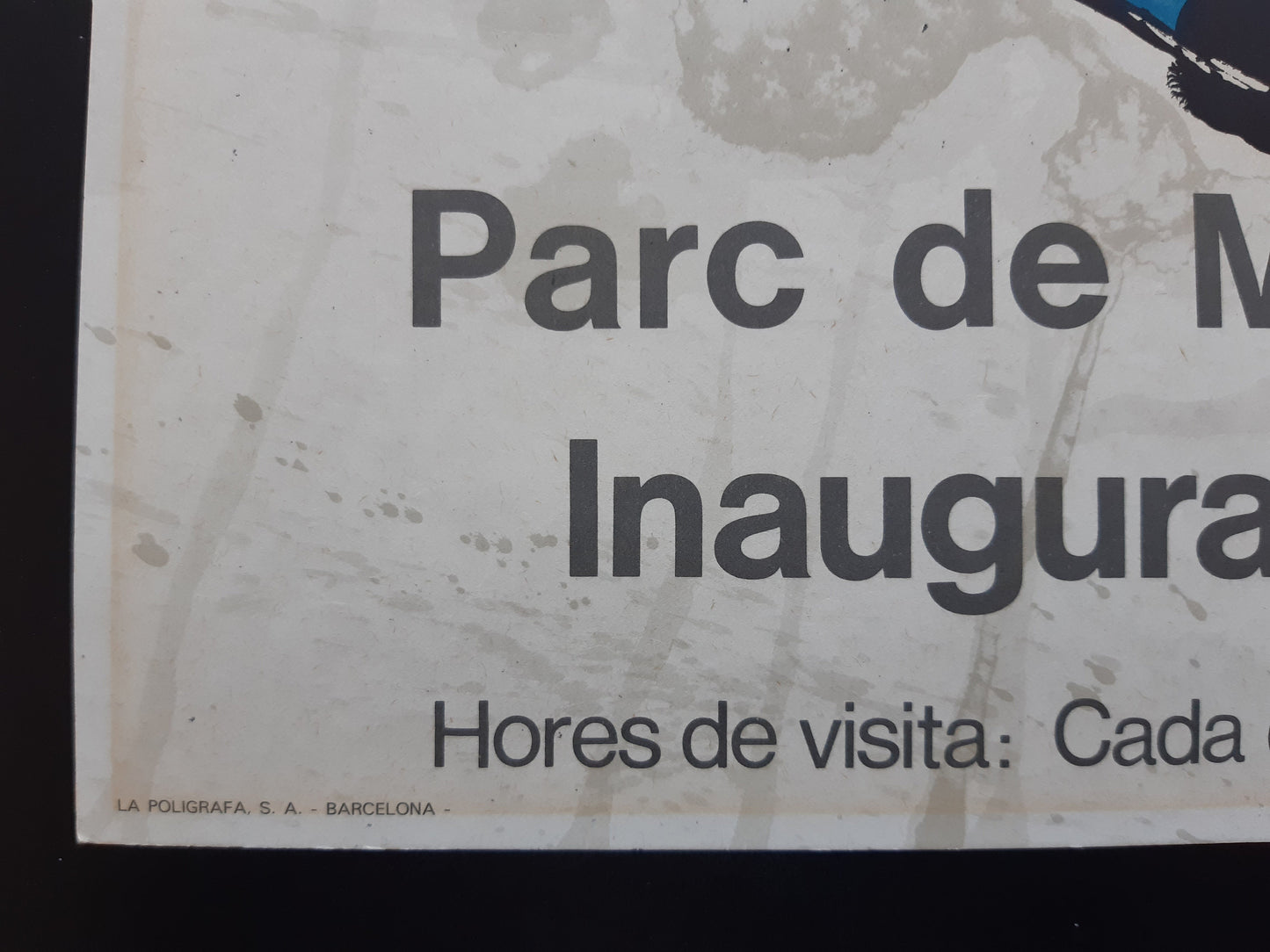 Miro original art exhibition poster - 19.7"×27.6" (50×70cm)