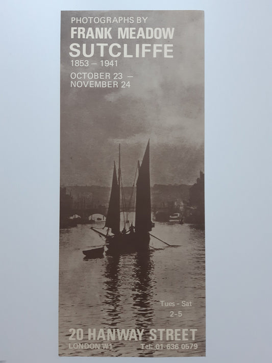 Frank Meadow Sutcliffe photo art exhibition poster - 10.0"×24.0" (25.5×61cm)