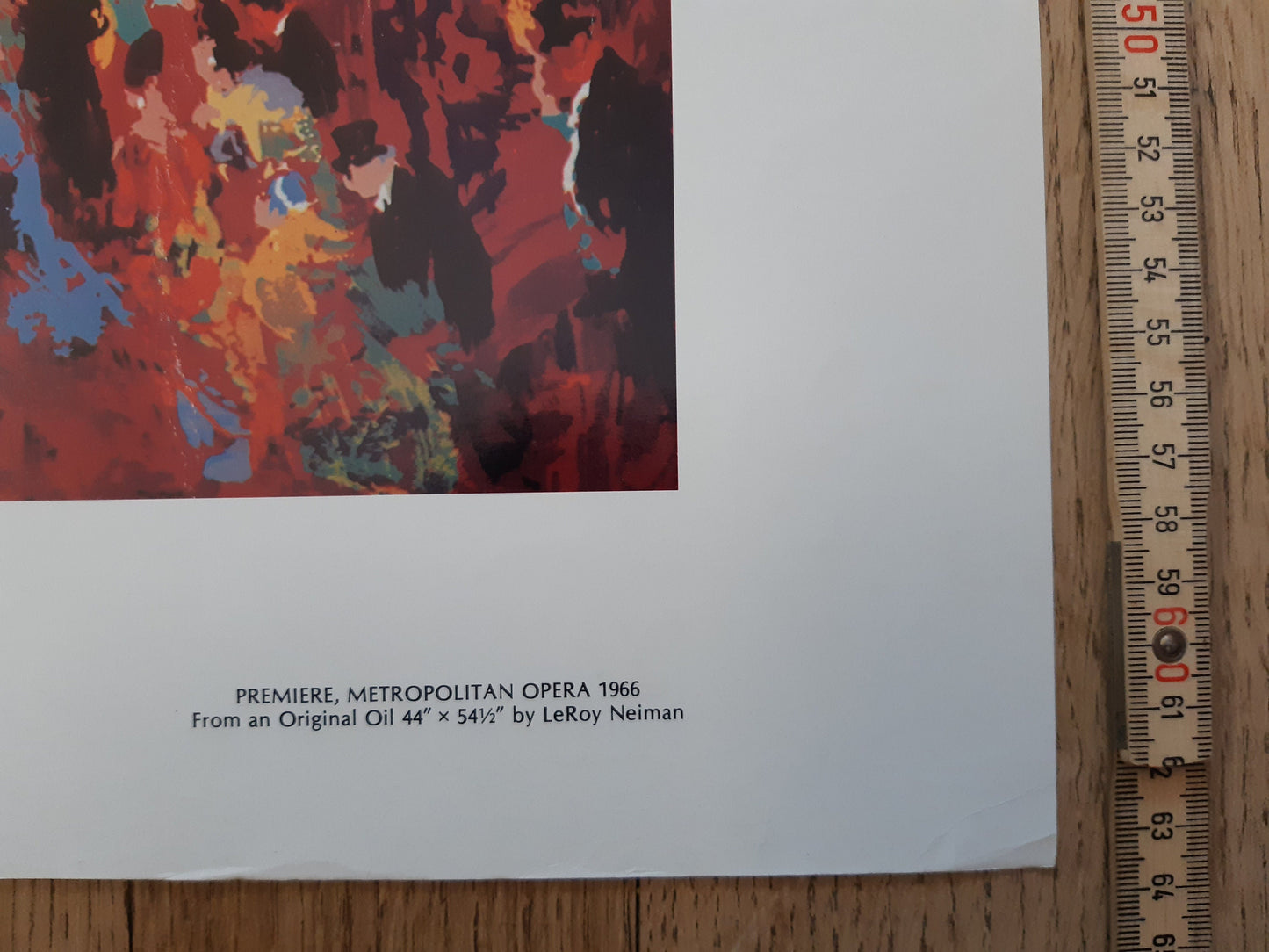Leroy Neiman original art poster folded - 29.5"×25.2" (75×64cm)