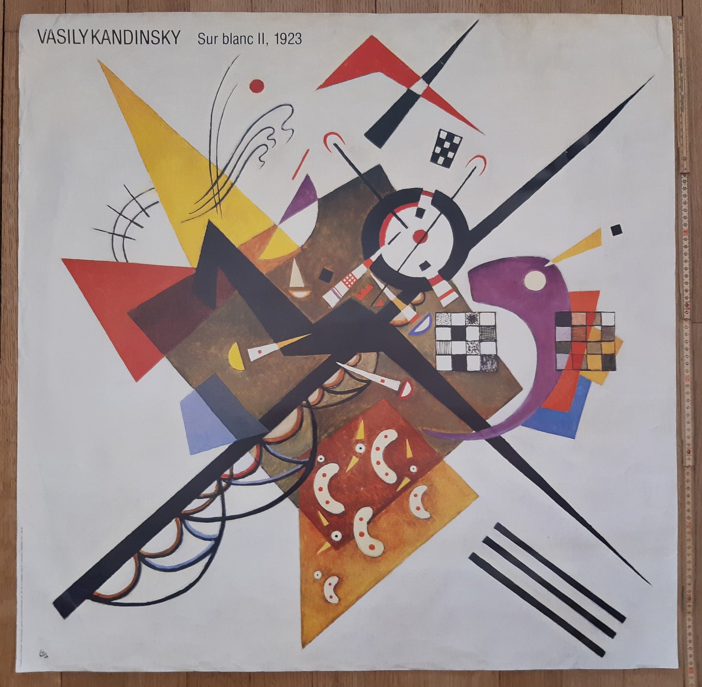 Wassily Kandinsky large vintage art print - 35.4"×35.4" (90×90cm)