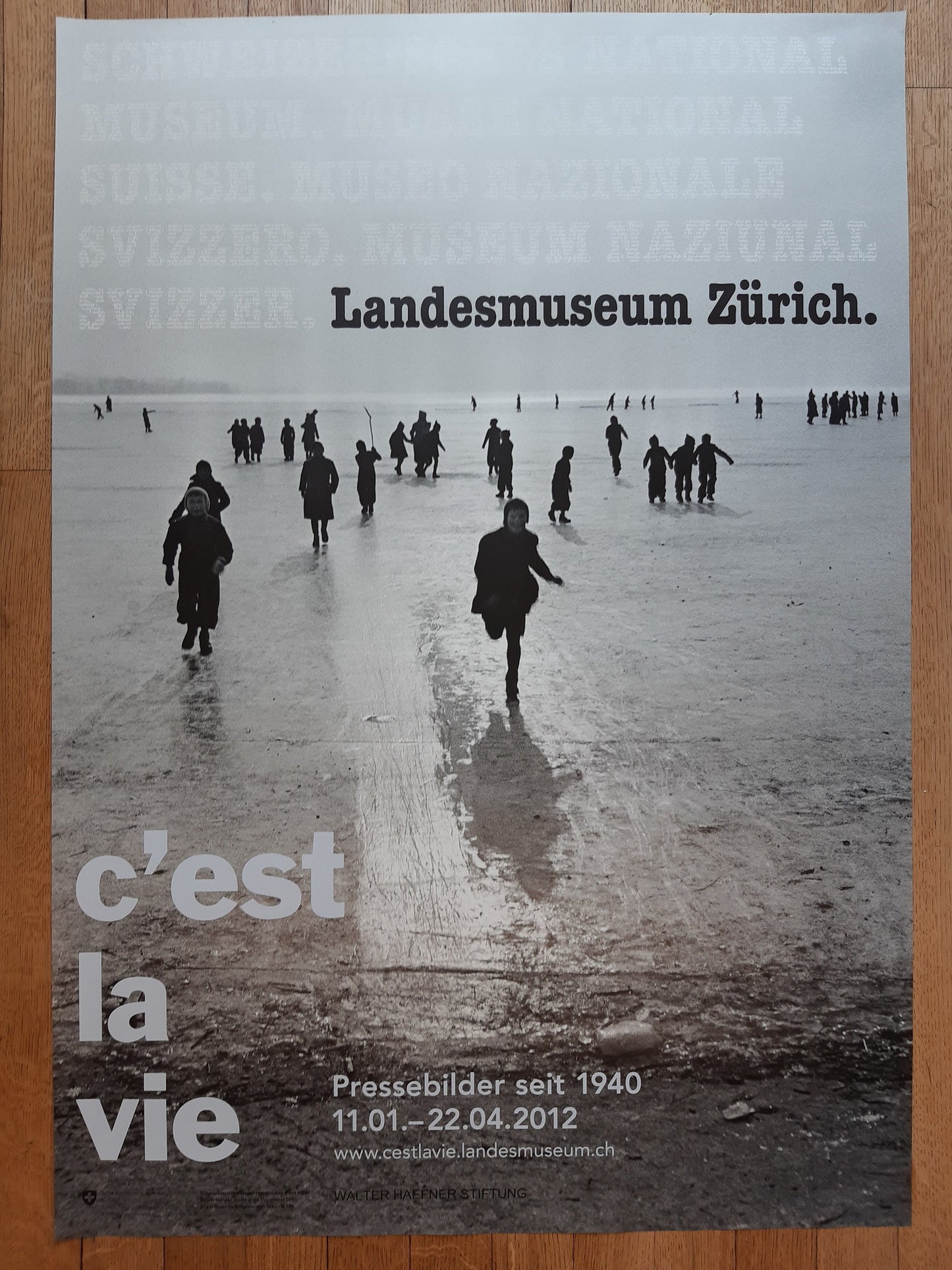Original photo exhibition poster - 35.4"×50.4" (90×128cm)