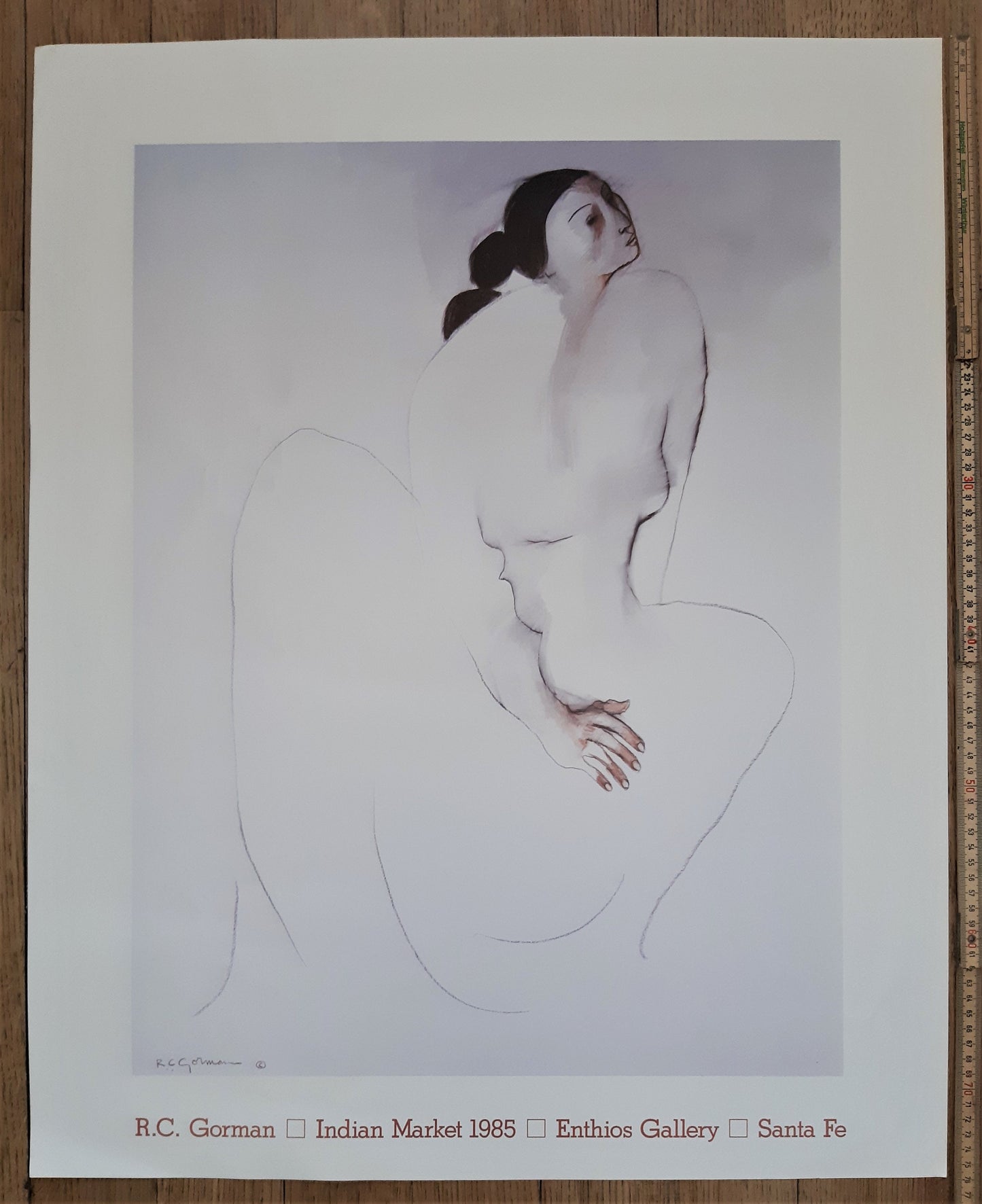 R. C. Gorman original art poster - 24.0"×29.9" (61×76cm)