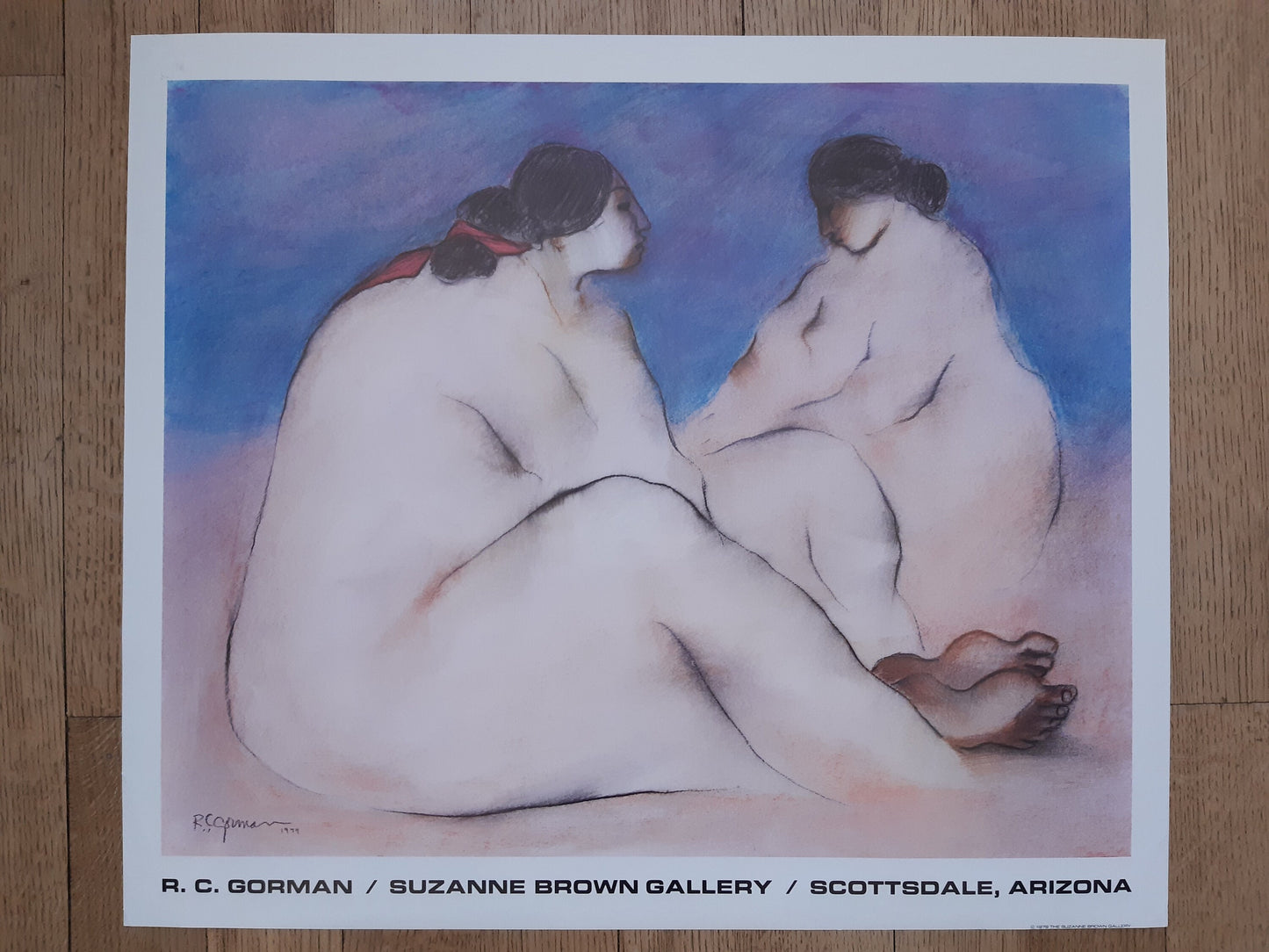 R. C. Gorman original art poster - 25.6"×21.9" (65×55.5cm)