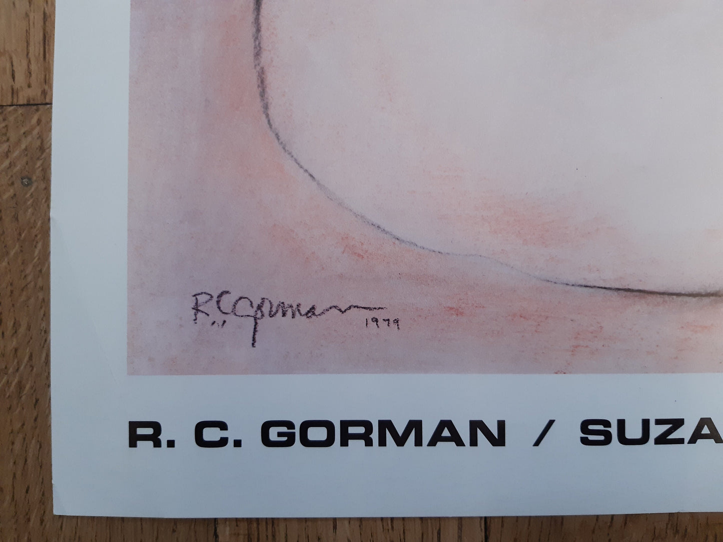R. C. Gorman original art poster - 25.6"×21.9" (65×55.5cm)