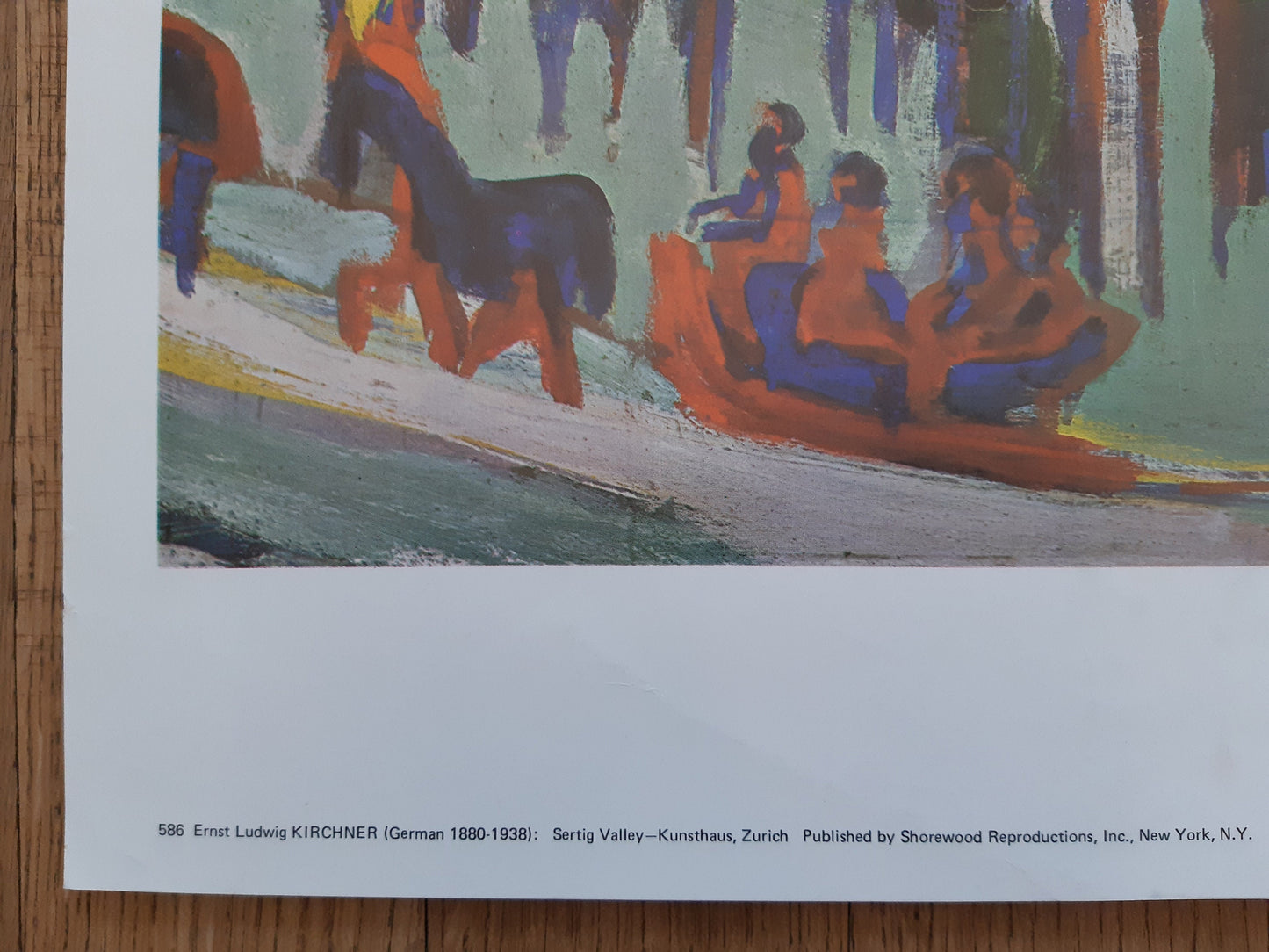 E. L. Kirchner vintage art print - 22.6"×28.5" (57.5×72.5cm)