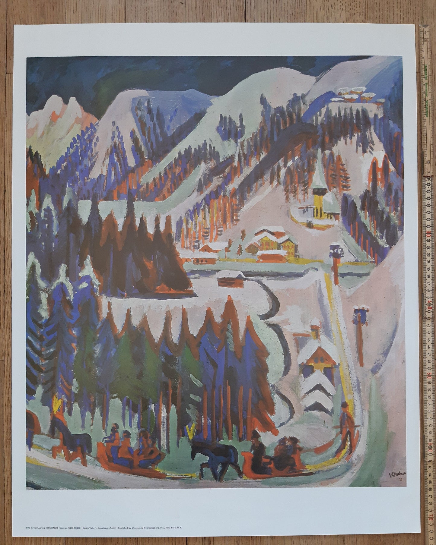 E. L. Kirchner vintage art print - 22.6"×28.5" (57.5×72.5cm)