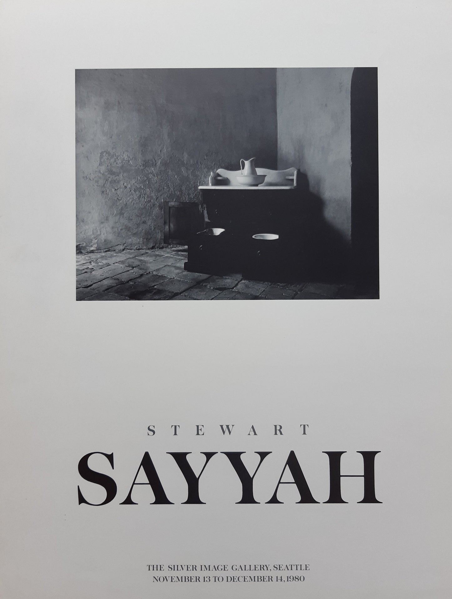 Stewart Sayyah photo art exhibition poster - 17.9"×24.0" (45.5×61cm)