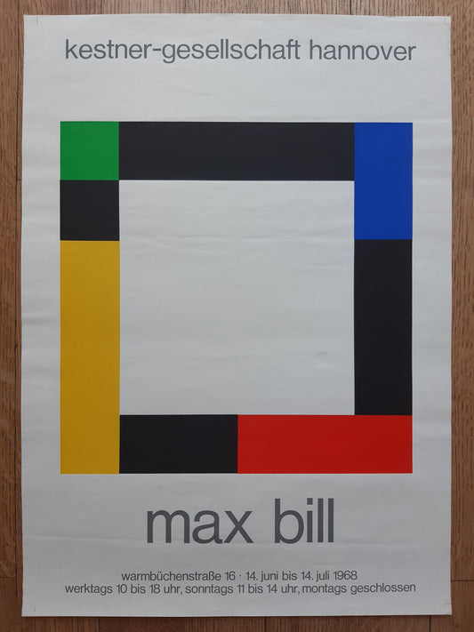 Max Bill original poster - 17.3"×24.2" (44×61.5cm)