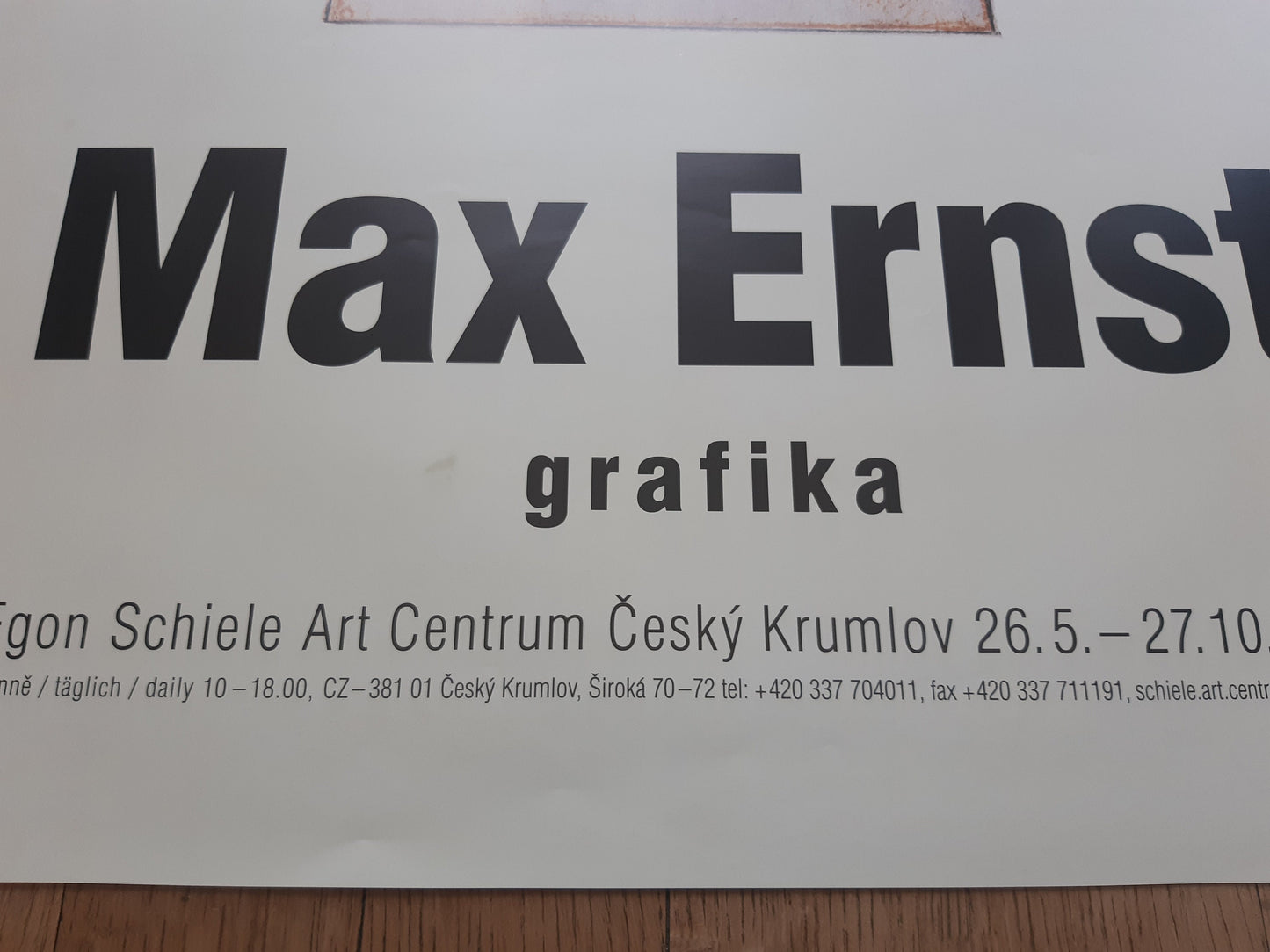 Max Ernst original art poster - 23.4"×33.1" (59.4×84cm)
