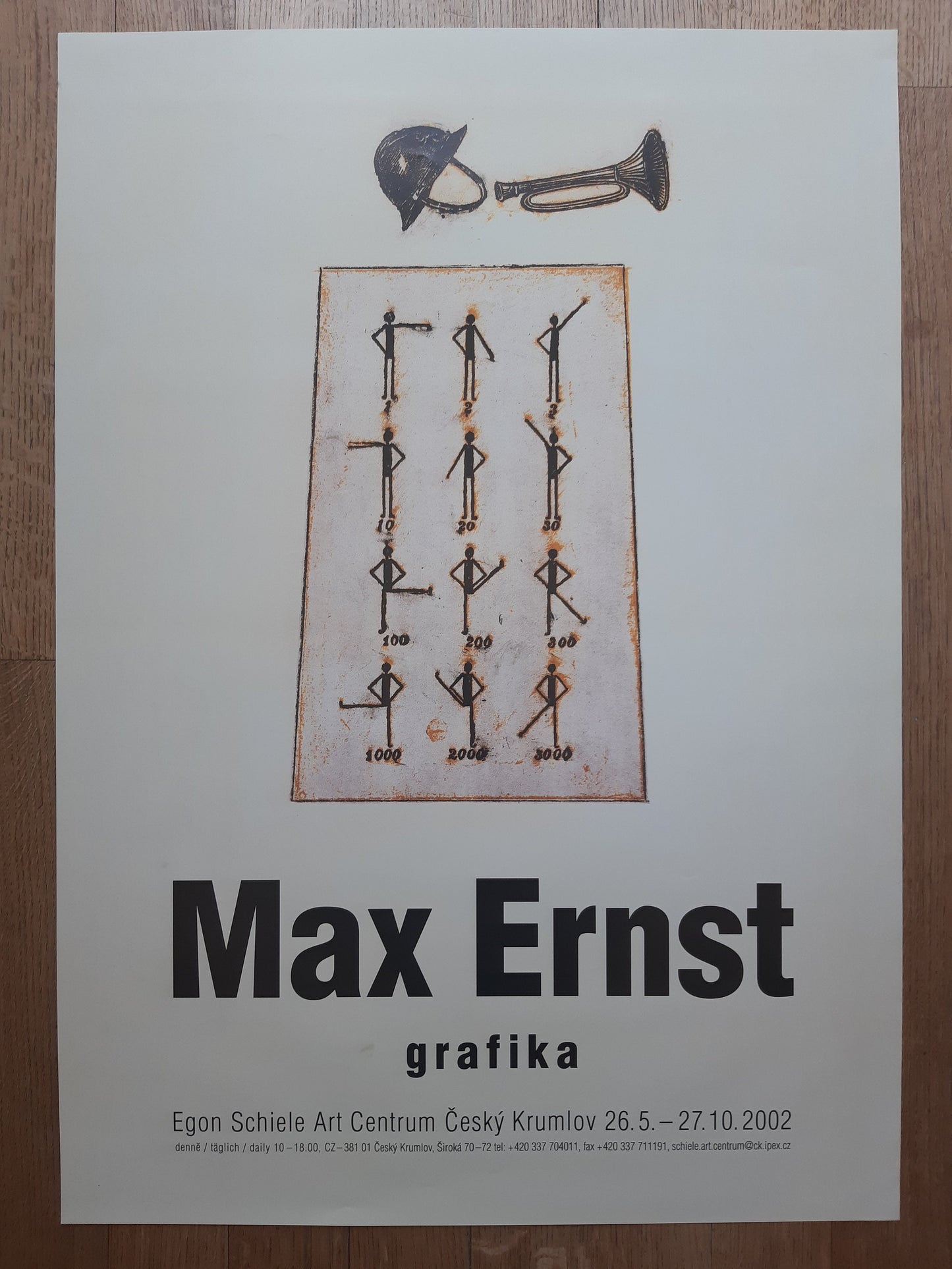 Max Ernst original art poster - 23.4"×33.1" (59.4×84cm)