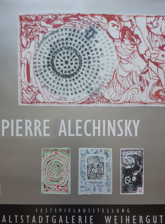Pierre Alechinsky  original art poster - 21.3"×28.7" (54×73cm)