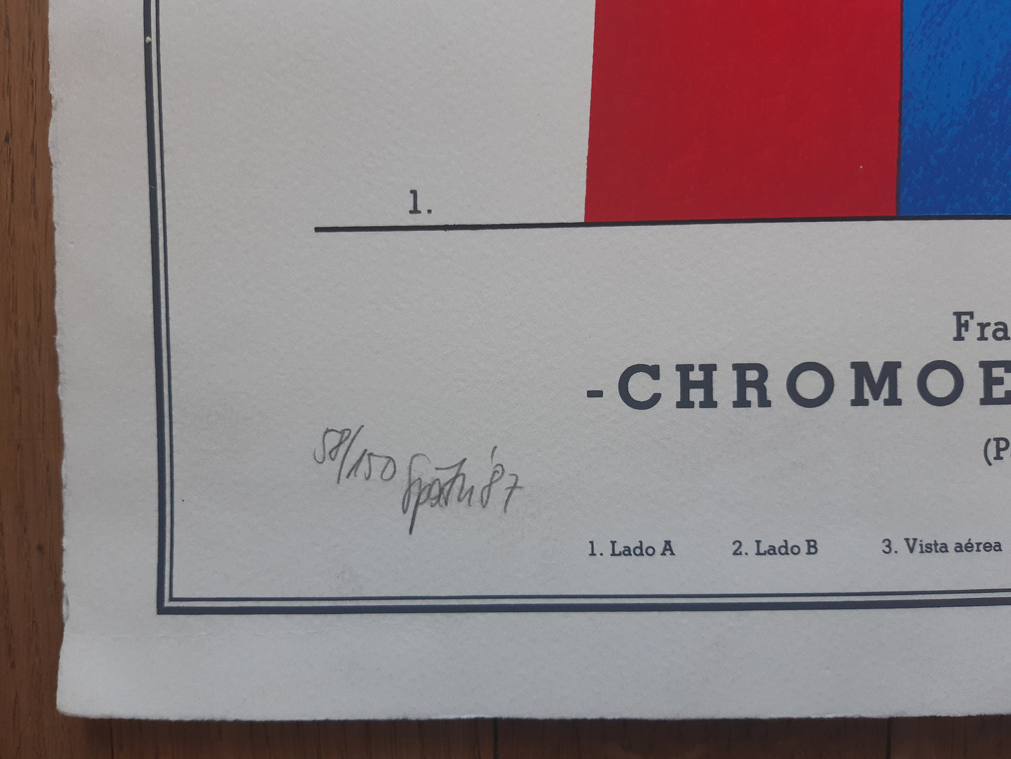 Franz Späth original art poster signed - 20.5"×29.1" (52×74cm)