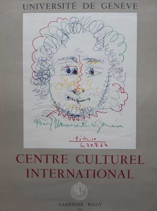 Picasso original art poster - 18.1"×24.8" (46×63cm)