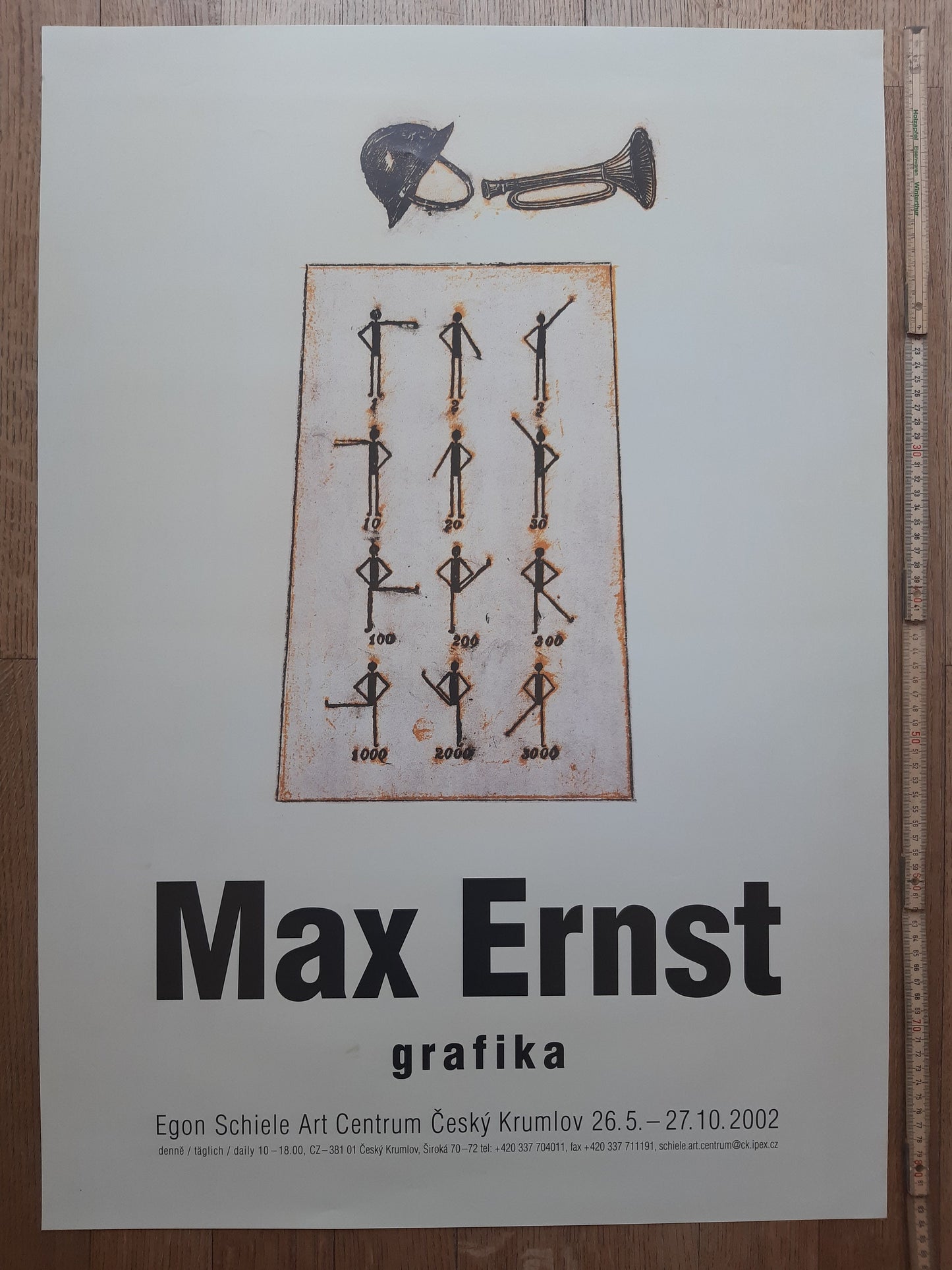 Max Ernst original art poster - 23.4"×33.1" (59.4×84cm)