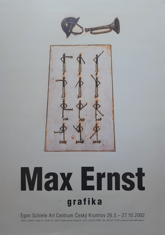 Max Ernst original art poster - 23.4"×33.1" (59.4×84cm)