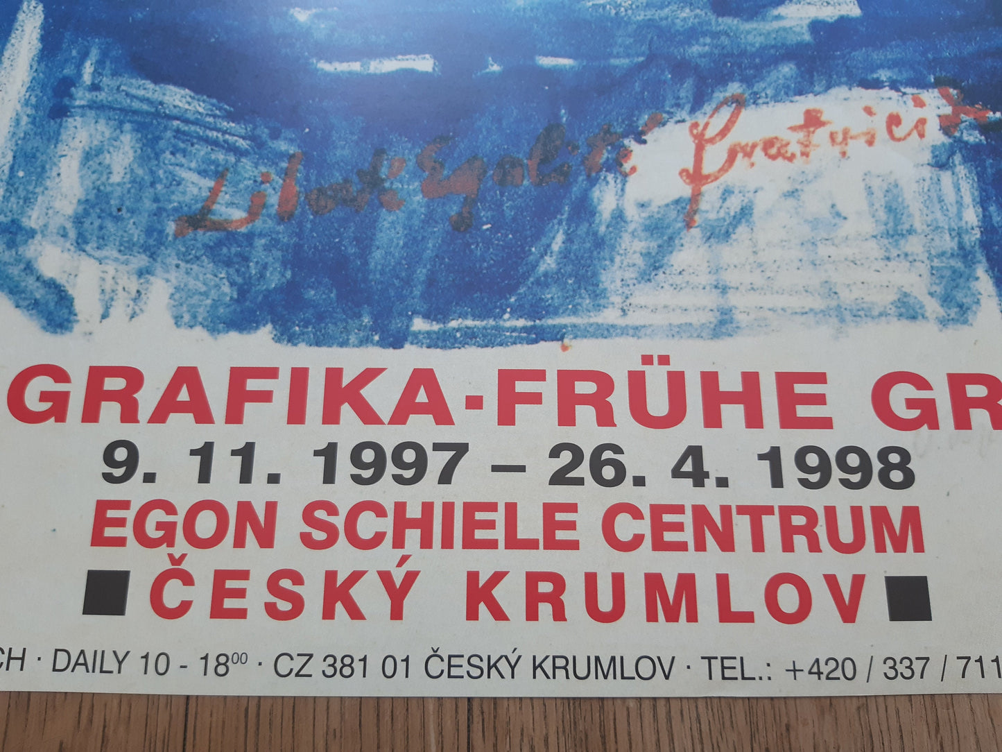 Oskar Kokoschka original art poster - 23.2"×33.1" (59×84cm)