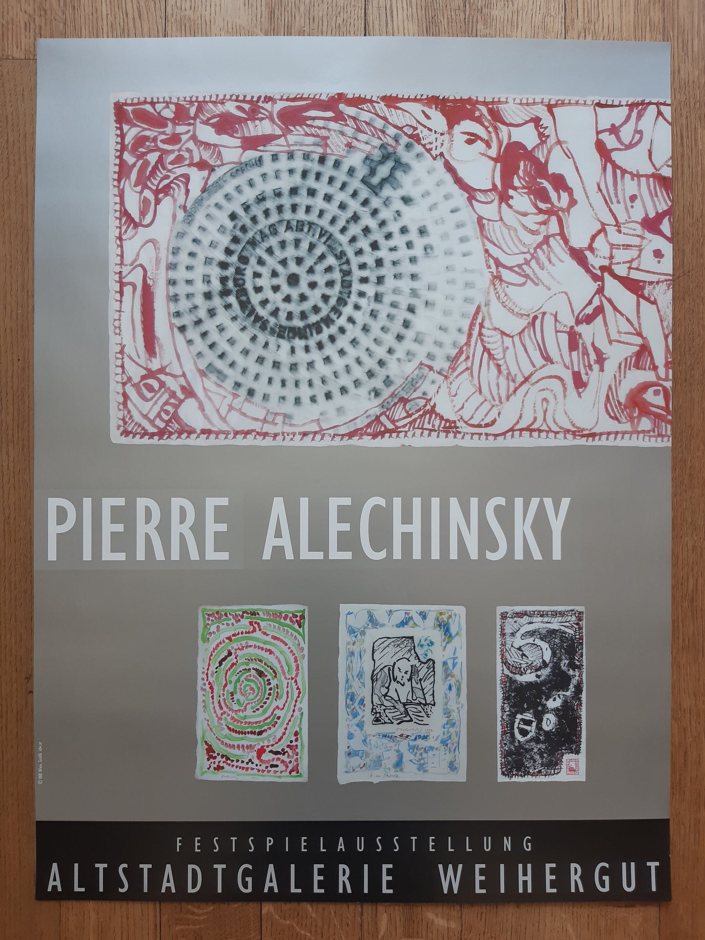 Pierre Alechinsky  original art poster - 21.3"×28.7" (54×73cm)