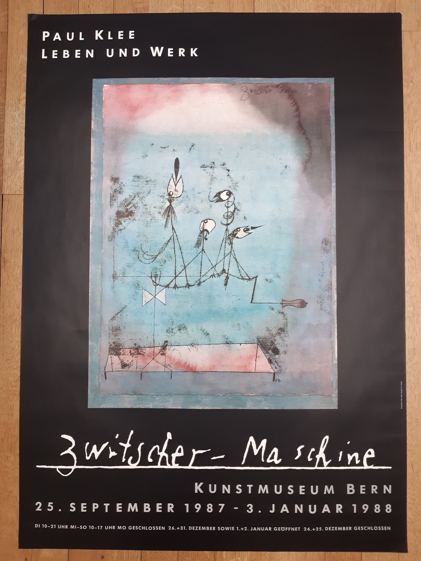 Paul Klee large museum poster - 35.6"×50.4" (90.5×128cm)