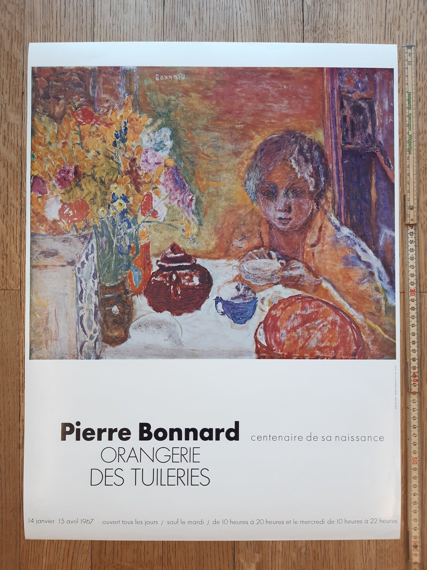 Pierre Bonnard original art poster - 17.6"×23.6" (44.8×60cm)