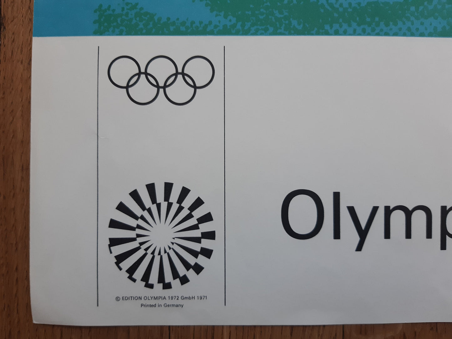 Kitaj original Olympic poster - 25.2"×39.8" (64×101cm)