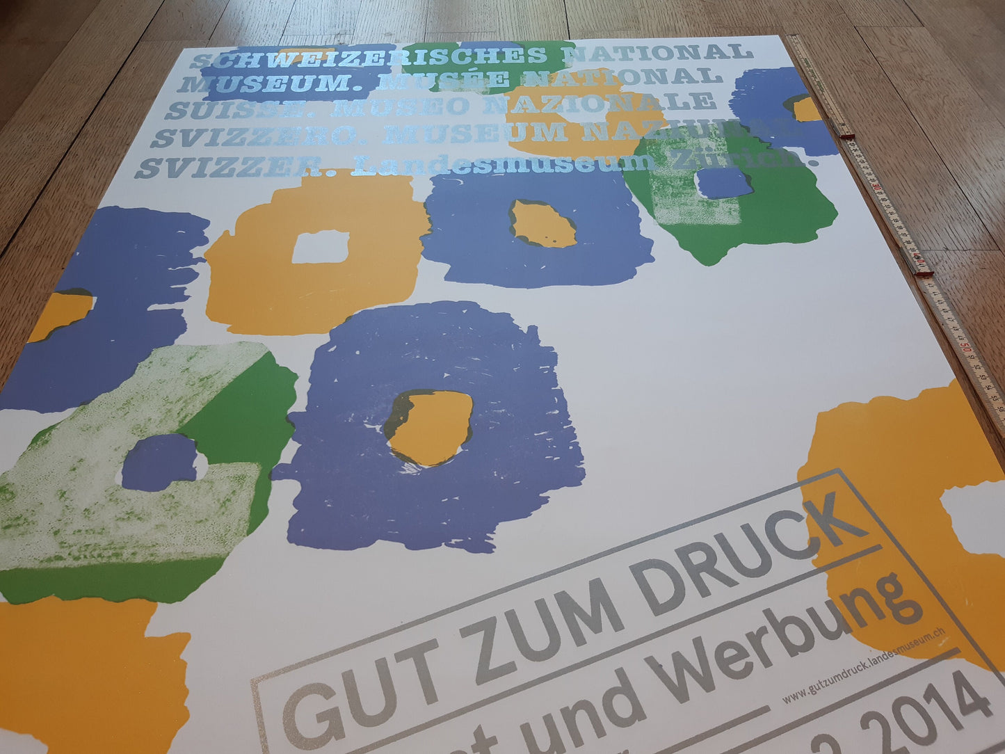 Swiss original museum poster - 27.4"×39.2" (69.5×99.5cm)