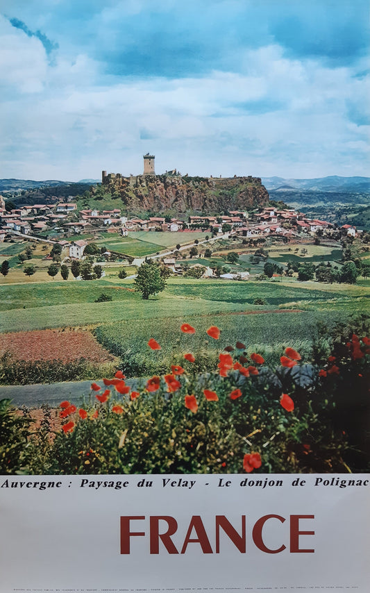 Original french vintage travel poster - 24.4"×39.0" (62×99cm)