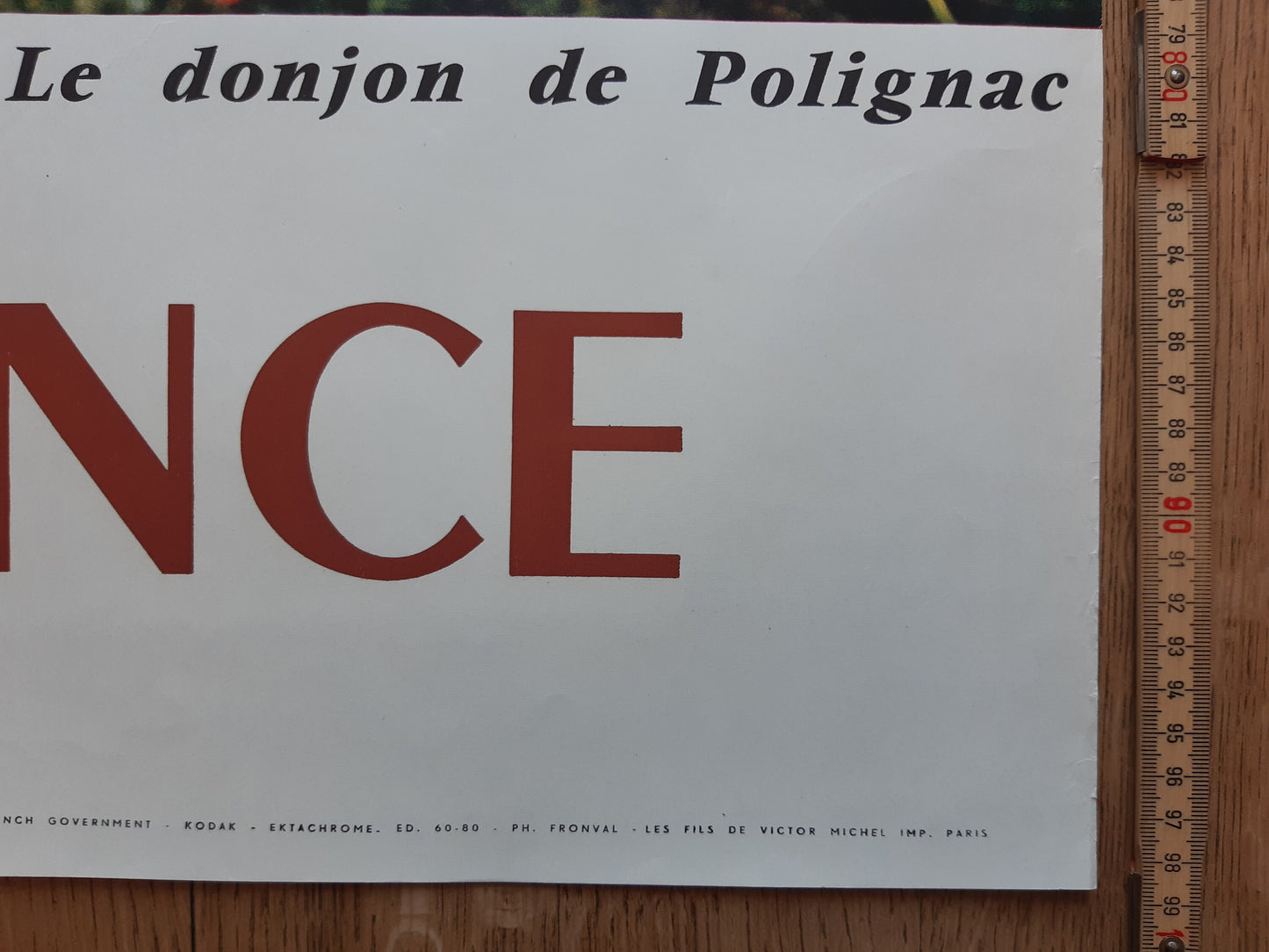 Original french vintage travel poster - 24.4"×39.0" (62×99cm)