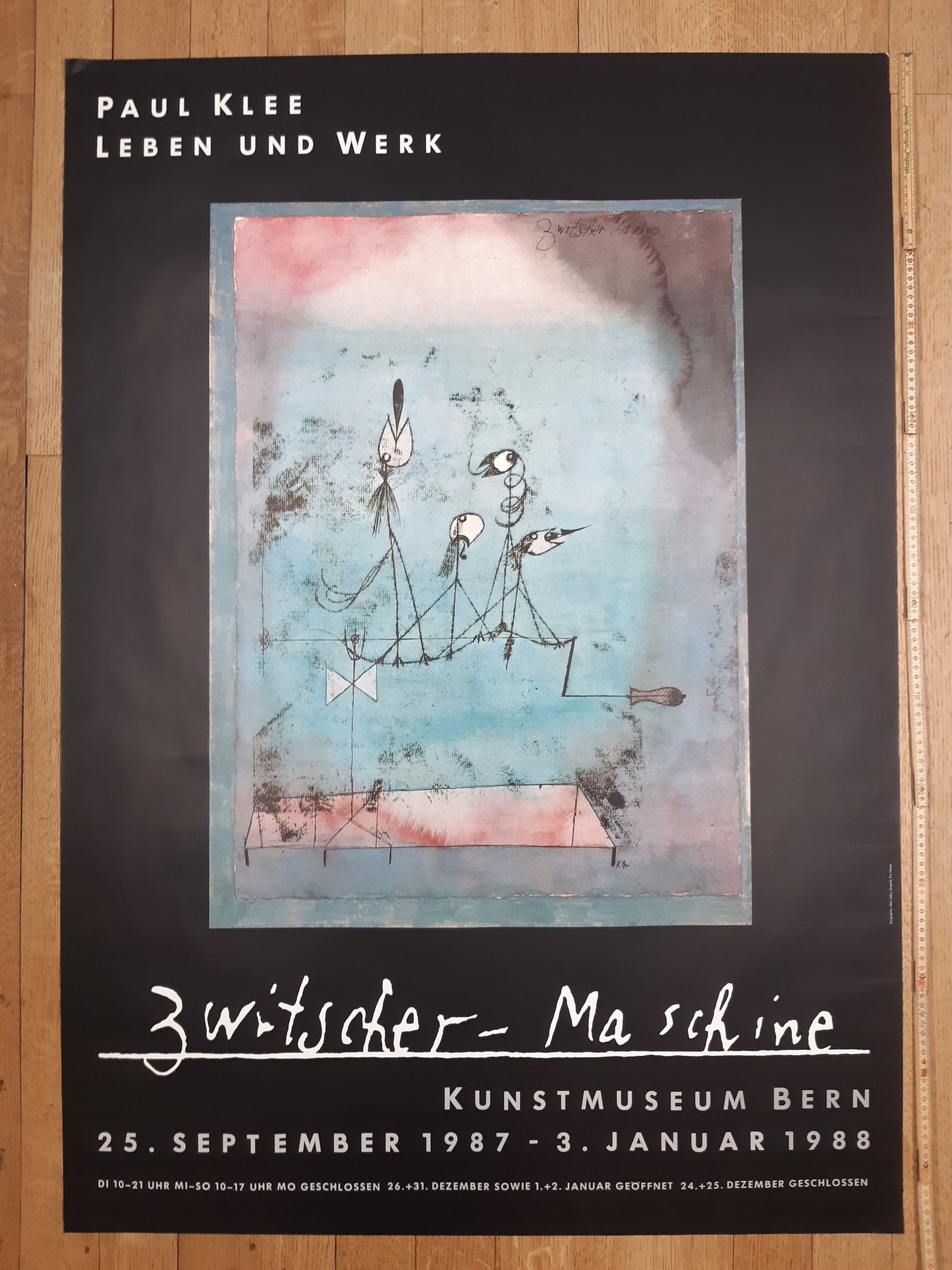 Paul Klee large museum poster - 35.6"×50.4" (90.5×128cm)