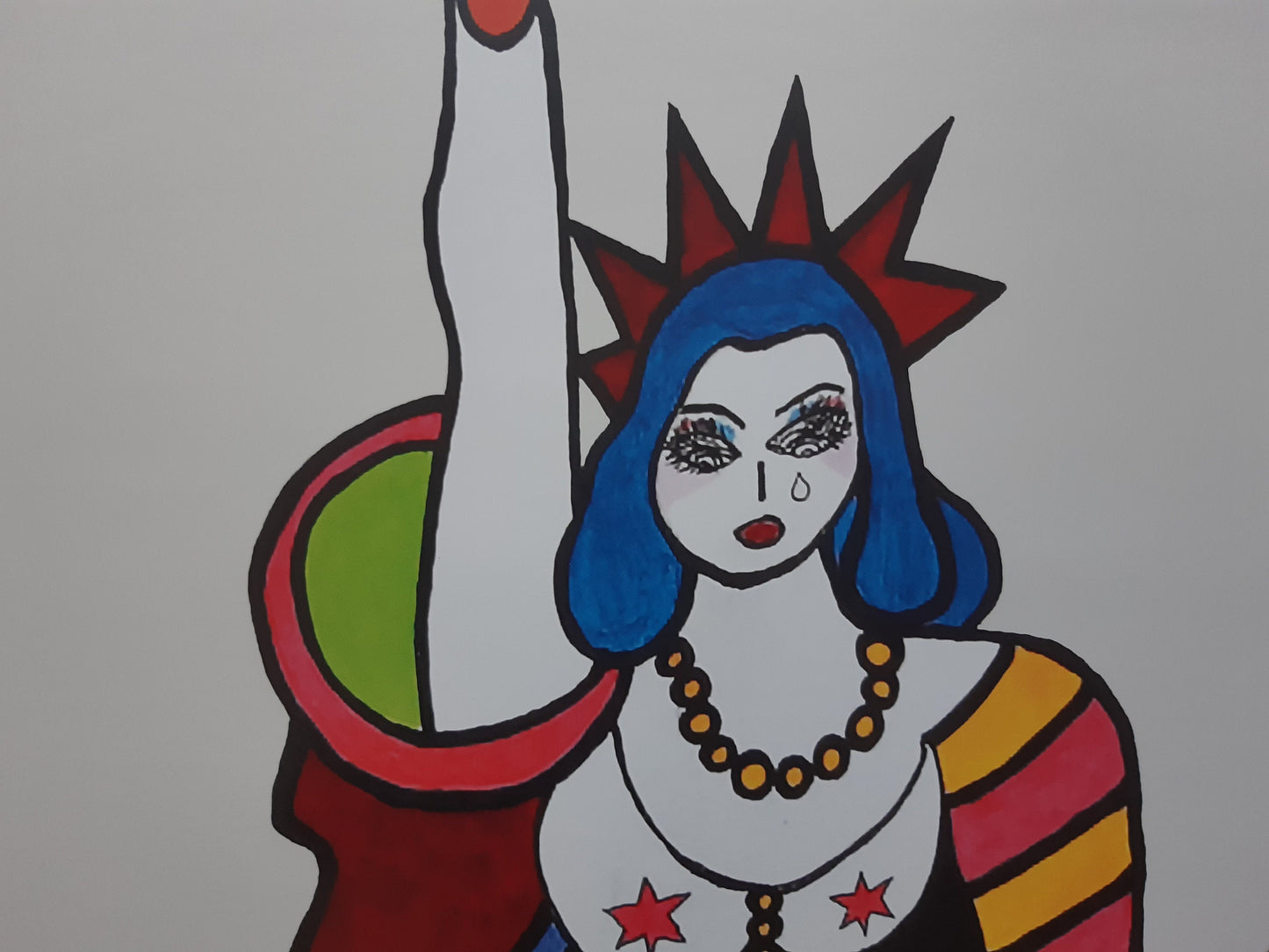 Dorothy Iannone art exhibition poster - 23.4"×33.1" (59.4×84cm)