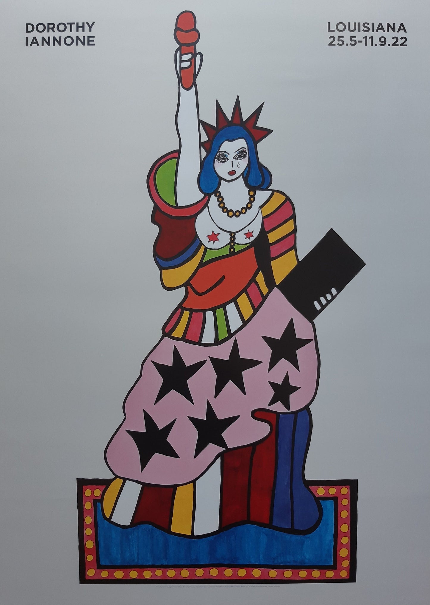 Dorothy Iannone art exhibition poster - 23.4"×33.1" (59.4×84cm)