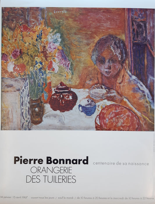 Pierre Bonnard original art poster - 17.6"×23.6" (44.8×60cm)